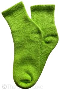 Neon Lime Green Quarter Bedsocks