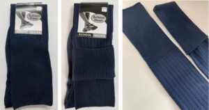 Navy Hose School socks