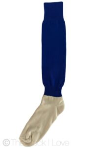 Royal Blue White Field Sport socks