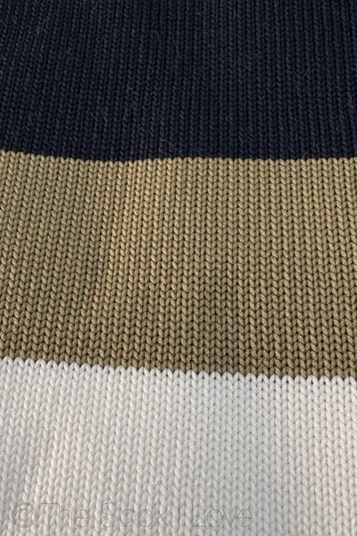 Navy Khaki White Field Sport socks - Image 2
