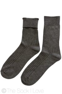 Grey Ankle School socks