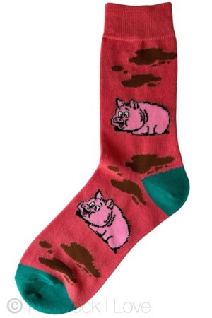 Pink Muddy Pig socks